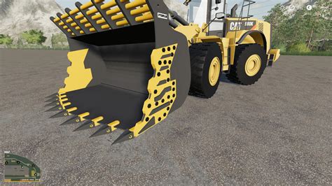 Mod Mining Bucket For 980k Cat Loader V10 Farming Simulator 22 Mod