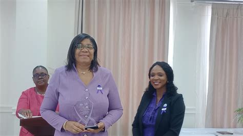dr jermaine jean pierre receives award from dr cassandra williams dominica news online
