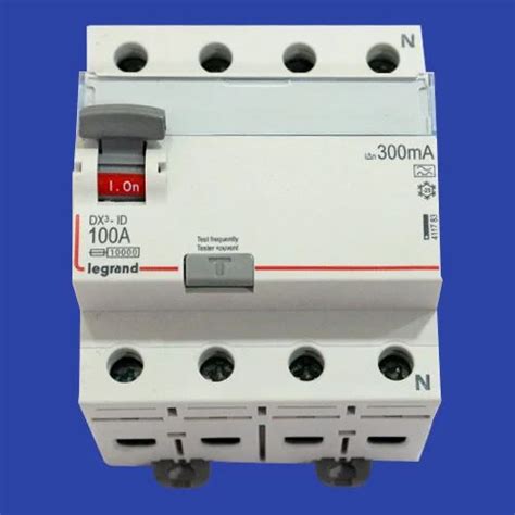 Legrand Dx3 Legrand 100 Amp300ma 4 Pole Elcb Rccb At Rs 5502piece In