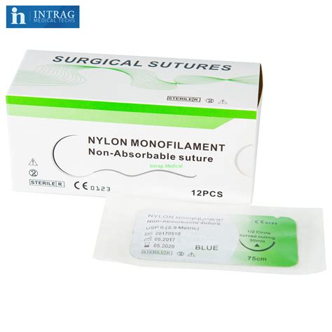 Nylon Non Absorbable Suture Buy Product On Shanghai Intrag Medical
