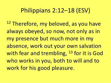 God Is At Work In Us Philippians 212 18
