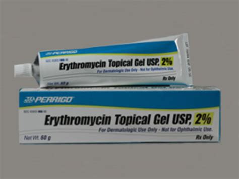 Rx Item Erythromycin Base 2 Gel 60gm By Perrigo Pharma Gen Erygel