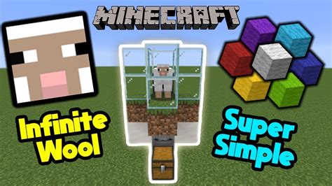 How To Make Automatic Wool Farm Minecraft Minecraft Youtube