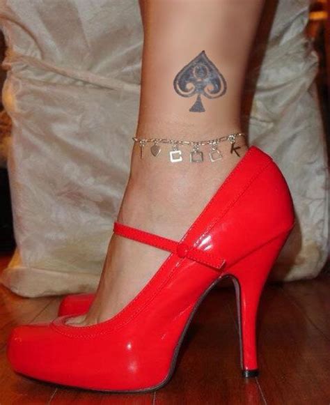 queen of spades anklet queen of spades queen of spades wife ankle chain