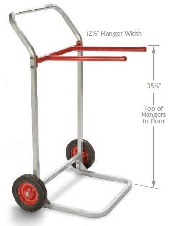 Dolly made to fit chairs with these folded dimensions 38 in. Small Folding Chair Dolly Raymond 750-Handtrucks2go.com