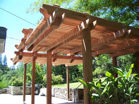 So long as moisture does not get behind the metal wall to rot the wooden it's attached to. Wooden Patio Covers: Give High Aesthetic Value and Best Protection for Patio - HomesFeed