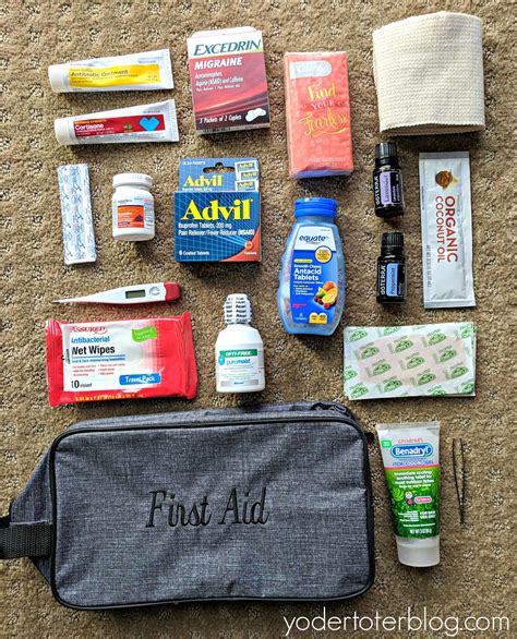Further, the list below is merely a guide. Packing a First Aid Kit for International Travel ...
