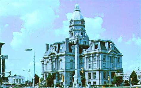 Terre Haute Postcards Vigo County Court House 4