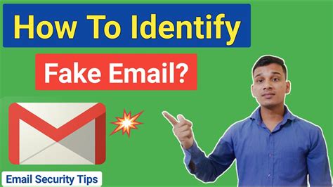 How To Identify Fake Email Fake Mail Online Frauds Email Security Tips Youtube