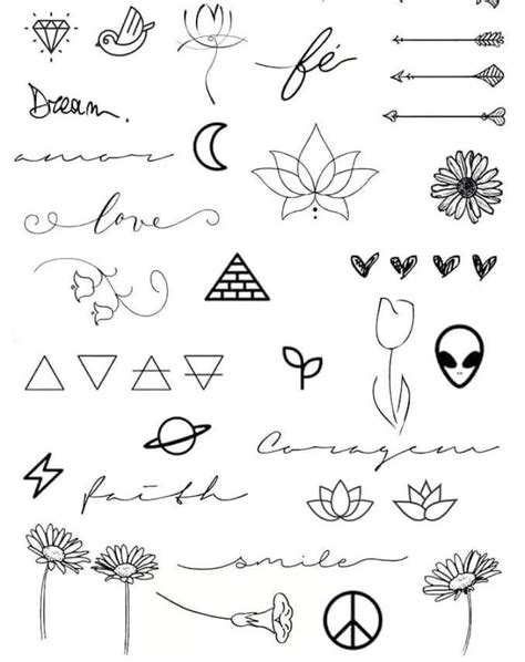 Pin By Valentina On Bullet Journal Tattoo Templates Doodle Tattoo