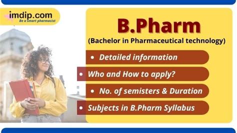 Bpharm Bachelor In Pharmaceutical Technology Course Information