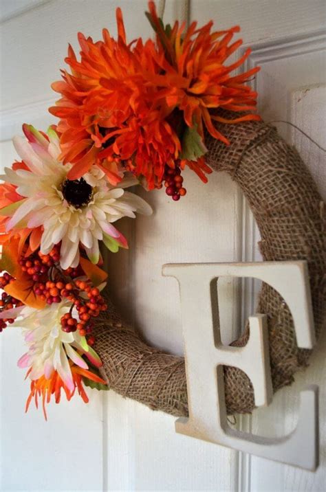Diy Easy Fall Wreaths 10 Great Seasonal Decor Ideas