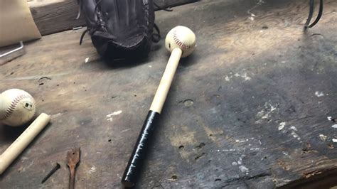 How To Make A Baseball Glove Mallet Breaking In A Ball Glove Youtube