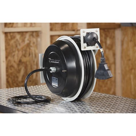 Strongway Retractable Cord Reel — 75 Ft 123 Triple Tap Northern