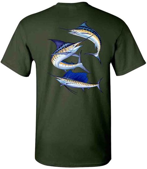 Billfish Grand Slam 3 Big Game Billfish Tee Saltwater Fishing Mens T Shirt