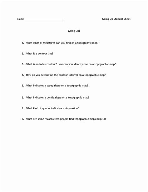 Gizmo of the week reading topographic maps gizmo answer key forest ecosystem. 8th Grade Topographic Map Worksheet Answer Key - Best Map Collection