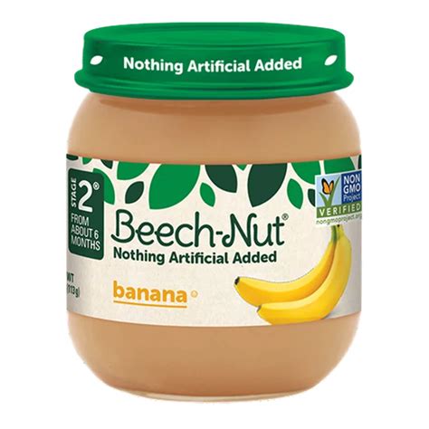 Beech Nut Stage 2 Banana Baby Food 4 Oz Jar Royal Honey Shop