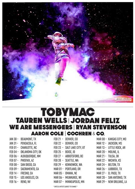 Jfh News Tobymacs Hits Deep Tour 2020 Is Not Impacted By Reschedules