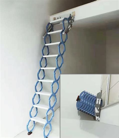 Buy Intsupermai Attic Ladder Loft Stairs 12 Loft Steps Ladder Folding