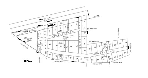 Residential Area Plot Design Plan Cad File Download Cadbull