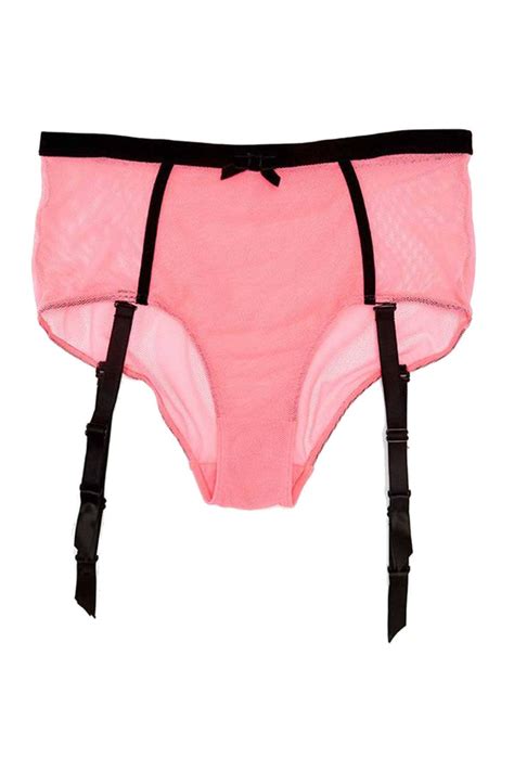 Claudette Pink Fishnet Pin Up Panty Cheapundies