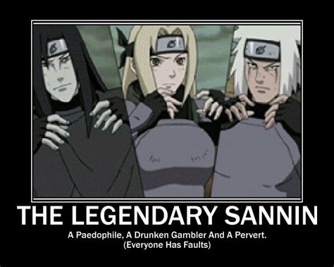 Sannin In A Nutshell Funny Naruto Memes Naruto Shippuden Anime Naruto