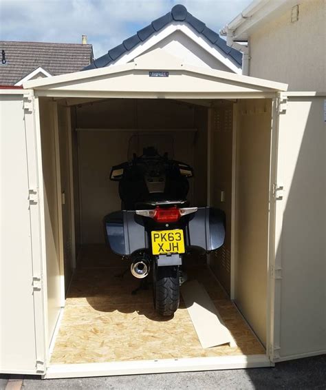 Motorcycle Storage Sheds Secure Metal Motorbike Garages Asgard