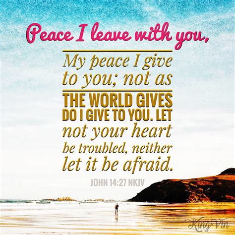 Peace I Leave With You I Live For Jesus