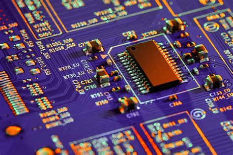 Electronic Circuit Board Close Up Stock Photos ~ Creative Market