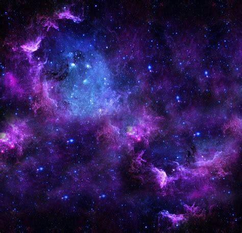 Purple Beautiful Space View Night Sky Stars Wallpaper Kids Room Bedroom