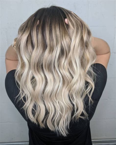 High Contrast Shadow Root Balayage By Aveda Stylist Brad Lawhorn Of