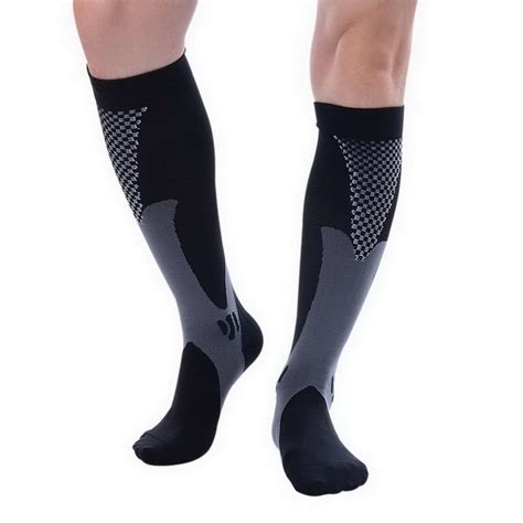 Shop Mens Socks Online Unisex Men Women Compression Socks Leg Support Stretch Below Knee High