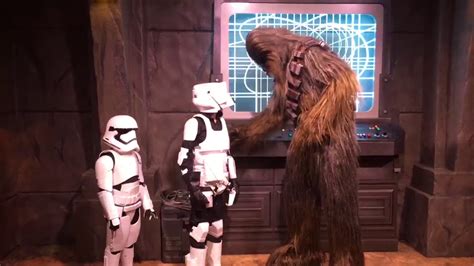 Disney Launch Bay Chewbacca Teases Stormtroopers Youtube