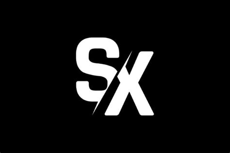 Monogram Sx Logo Design Graphic By Greenlines Studios · Creative Fabrica