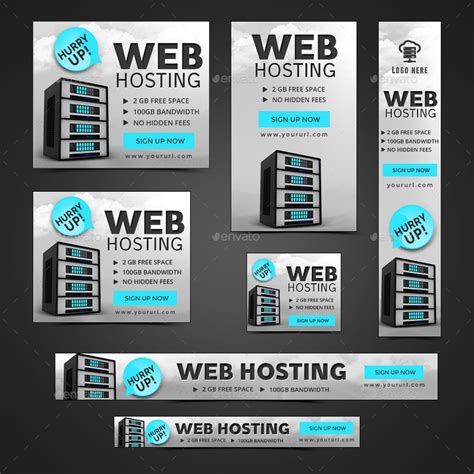 Web Hosting Banners Images Included Banner Images Banner Sizes