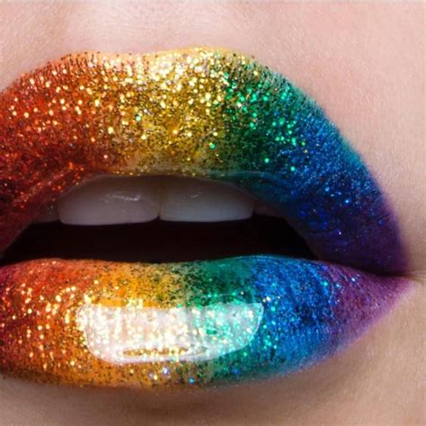 Pin By ☹ Amber ☹ On Aesthetic Lips Rainbow Lips Sugarpill Cosmetics Lips