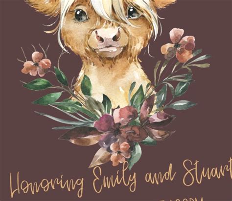 Highland Cow Baby Shower Invitation Great For A Farm Baby Etsy