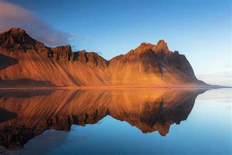 Iceland Mountain At Sunset Digital Art By Maurizio Rellini Fine Art