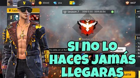 The reason for garena free fire's increasing popularity is it's compatibility with low end devices just as. LOS MEJORES "TRUCOS" Y CONSEJOS PARA LLEGAR A HEROICO ...
