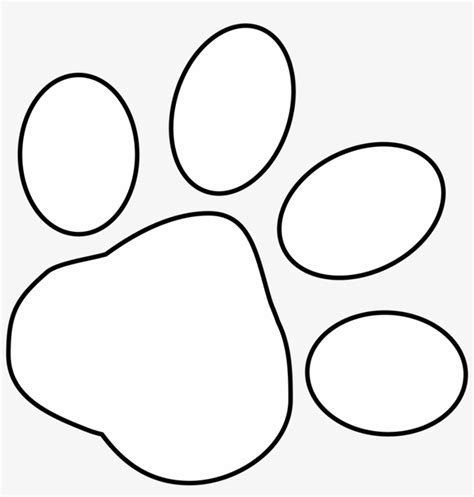 Download High Quality Paw Print Clip Art White Transparent Png Images