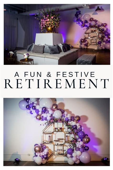 Parties for retiring ladies aren't any more extravagant than what normal retirement parties are. This fun and festive retirement party is filled with ...
