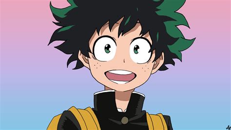 1360x768 Izuku Midoriya Art My Hero Academia Desktop Laptop Hd