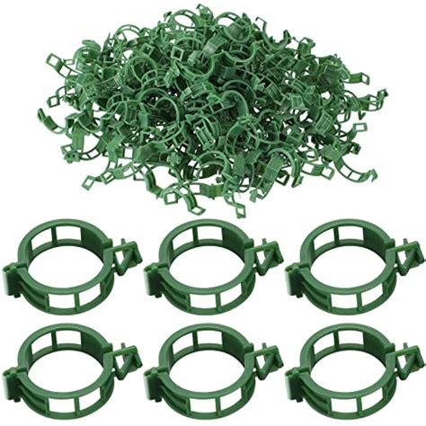 Plant Clips Green Garden Clips For Tomato And Other Vine Plants Plastic