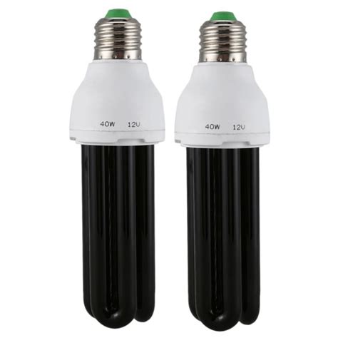 E27 40w Uv Ultraviolet Fluorescent Blacklight Cfl Light Bulb Lamp 220v