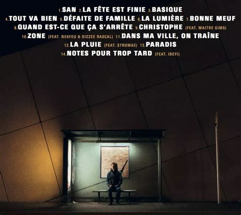 Tracklist De Lalbum La Fête Est Finie Orelsan 7th Tout Savoir