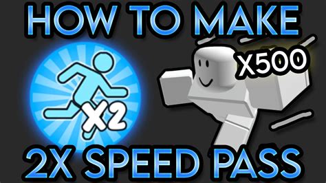 How To Make A 2x Speed Gamepass In Roblox Studio 2023 Youtube