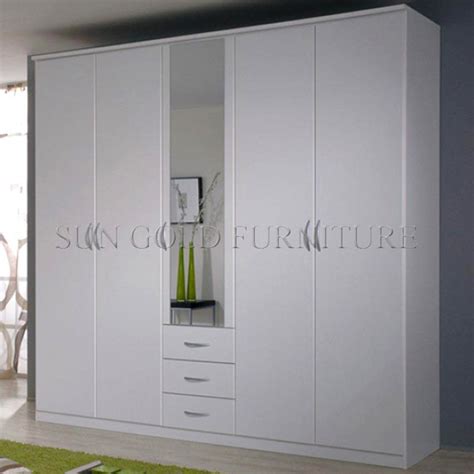 China Modern Bedroom Closet 2 Door Wooden Wardrobe Cabinet Design Sz