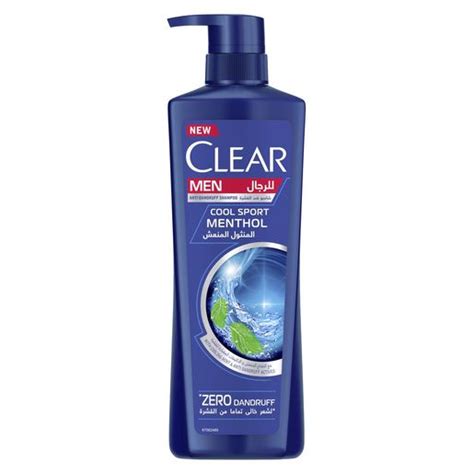 Buy Clear Mens Anti Dandruff Shampoo Cool Sport Menthol 700ml Online