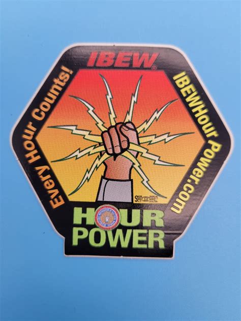 Rare IBEW Decal Another Job Tip from HourPower Decal/Sticker Every Hour