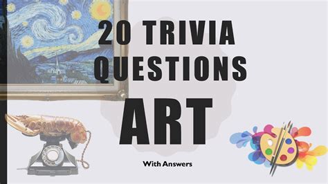 20 Trivia Questions Art No 1 Youtube